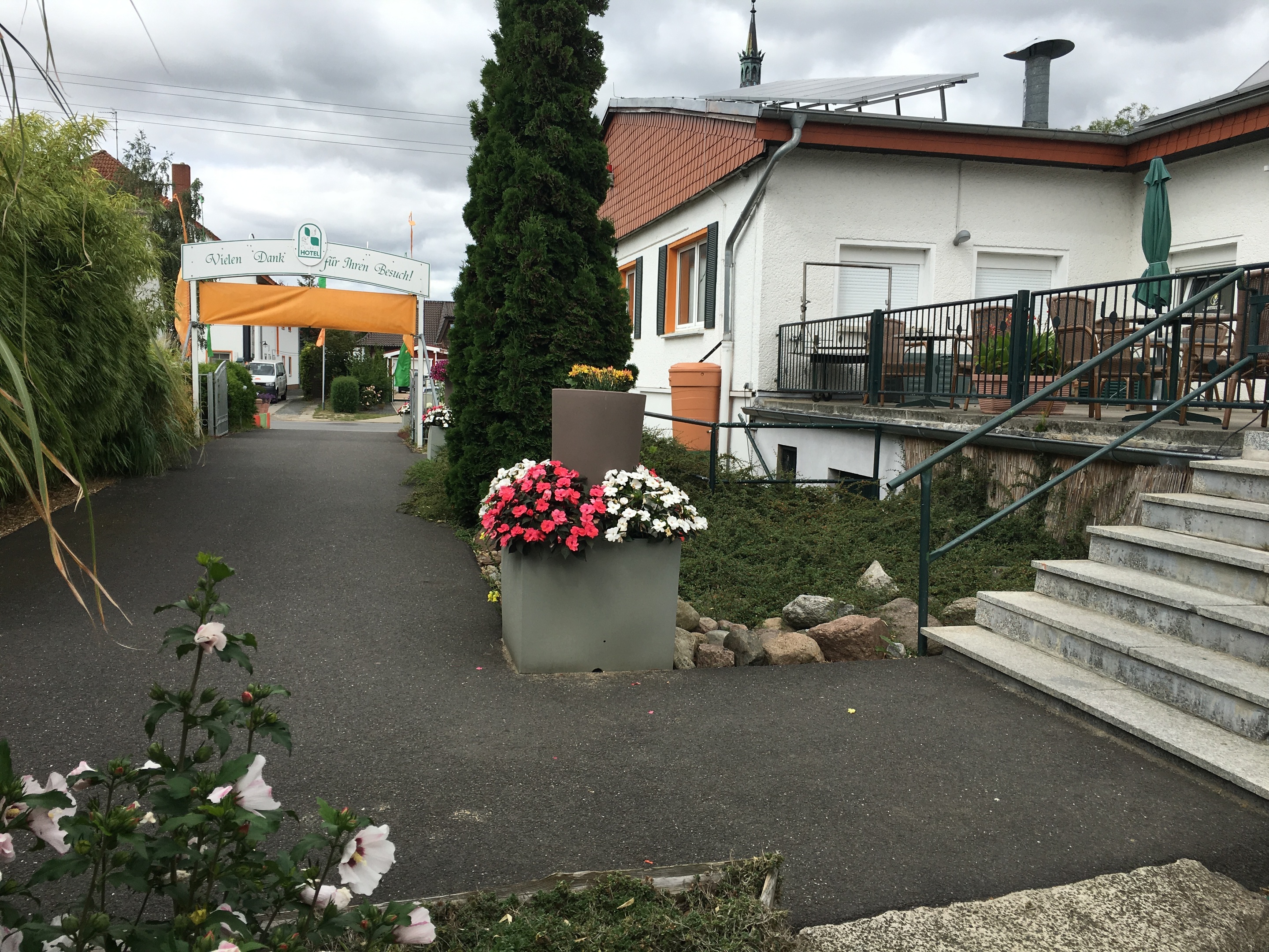 Kegelbahn Restaurant Schilfland Eingang, Foto: Alena Lampe