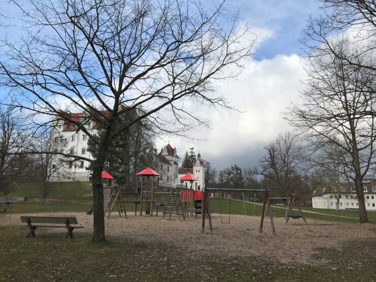 Schloss Boitzenburg Spielplatz , Foto: Anet Hoppe