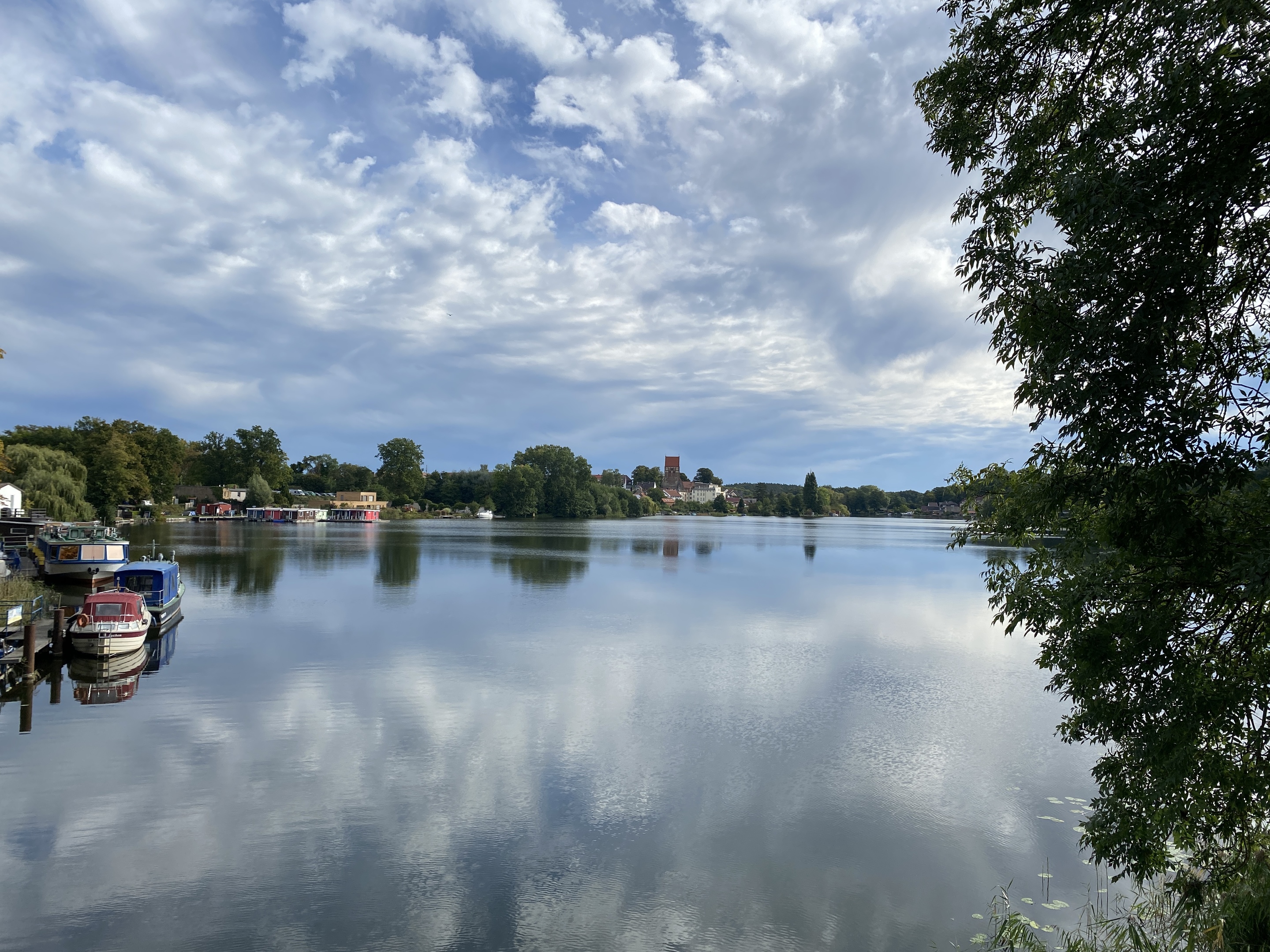 Blick auf den Stadtsee Lychen, Foto: Alena Lampe