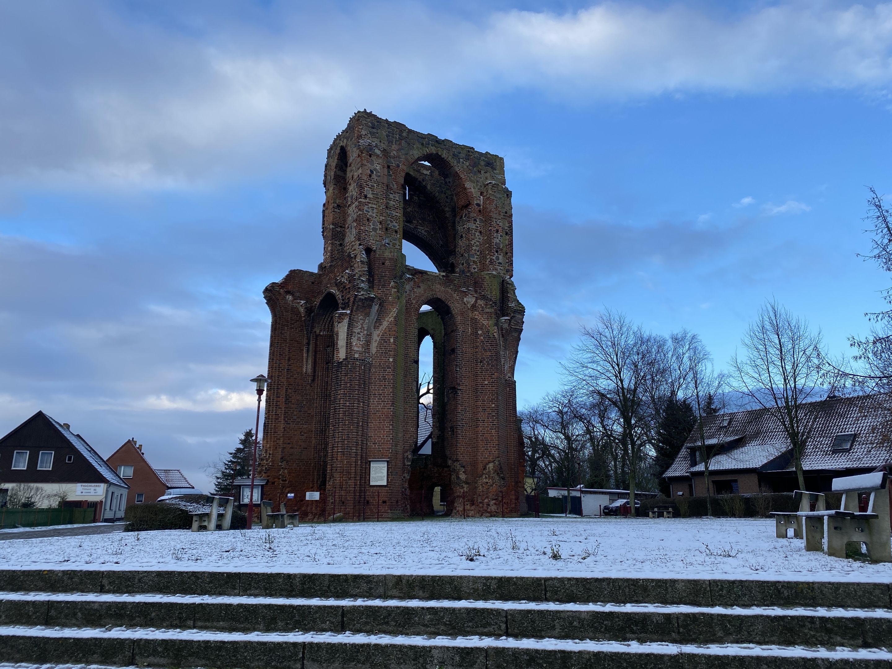Klosterrunie im Winter, Foto: Alena Lampe