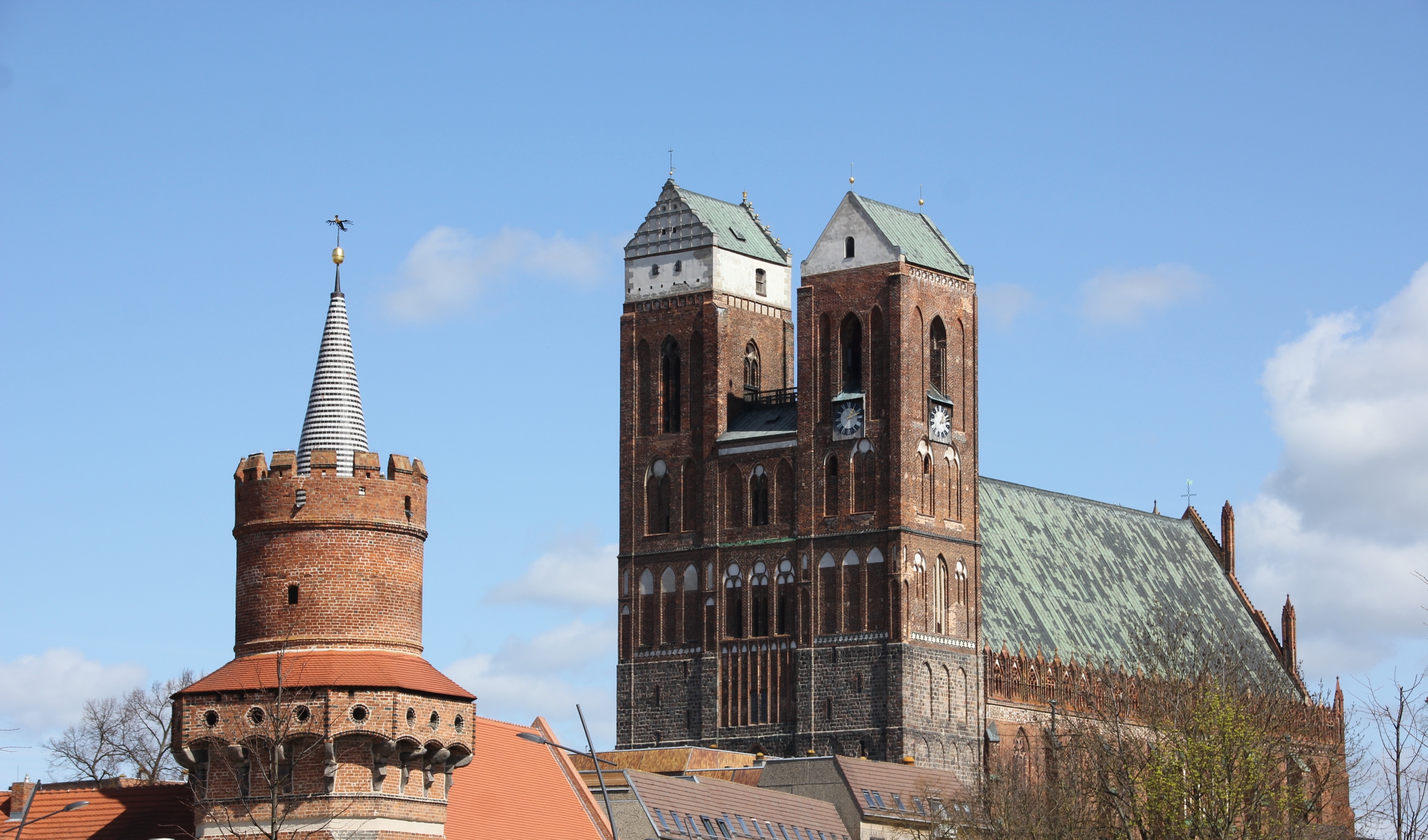 Marienkirche und Mitteltorturm Prenzlau, Foto: Alena Lampe