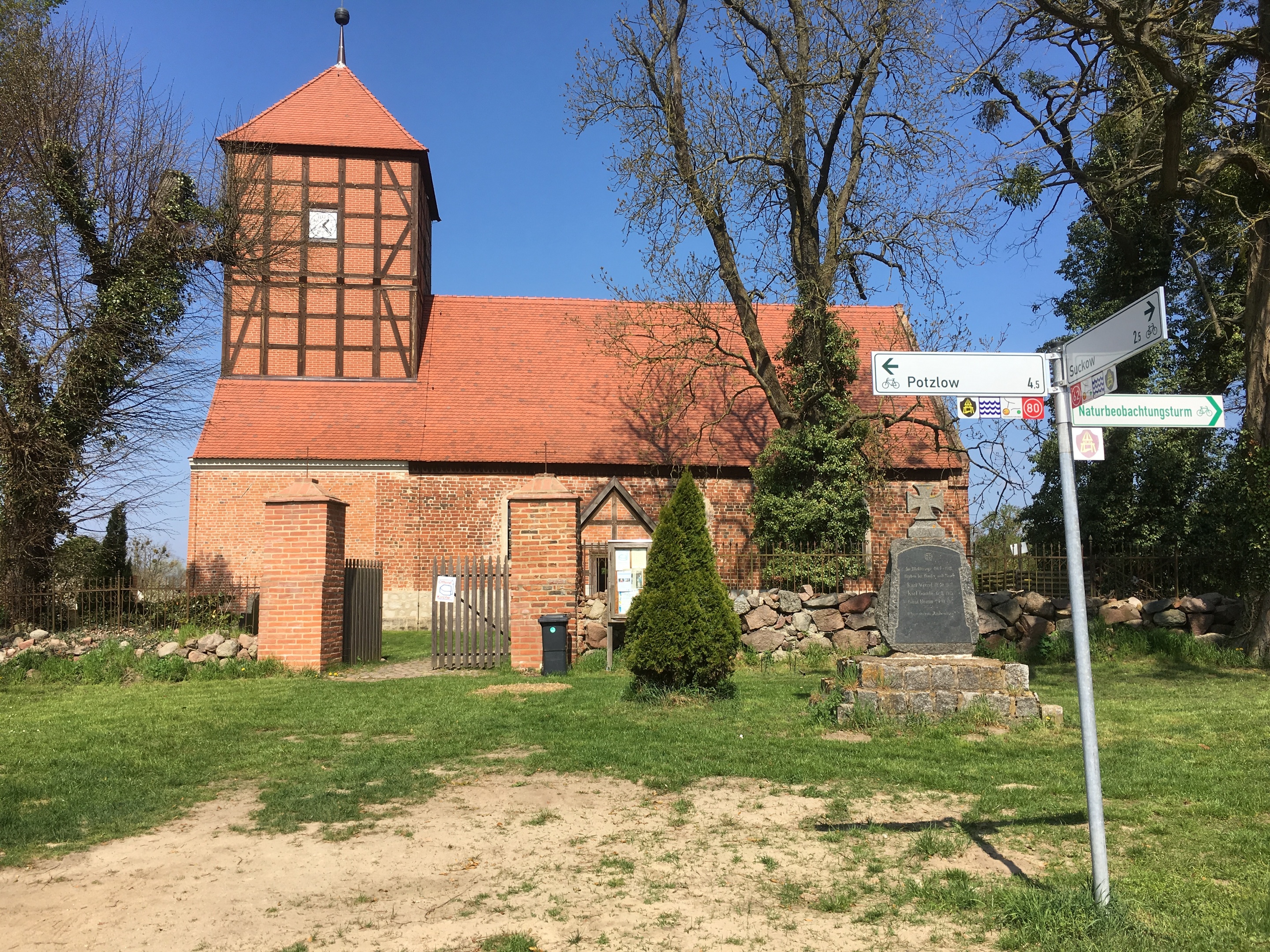 Kirche Fergitz, Foto: Anja Warning