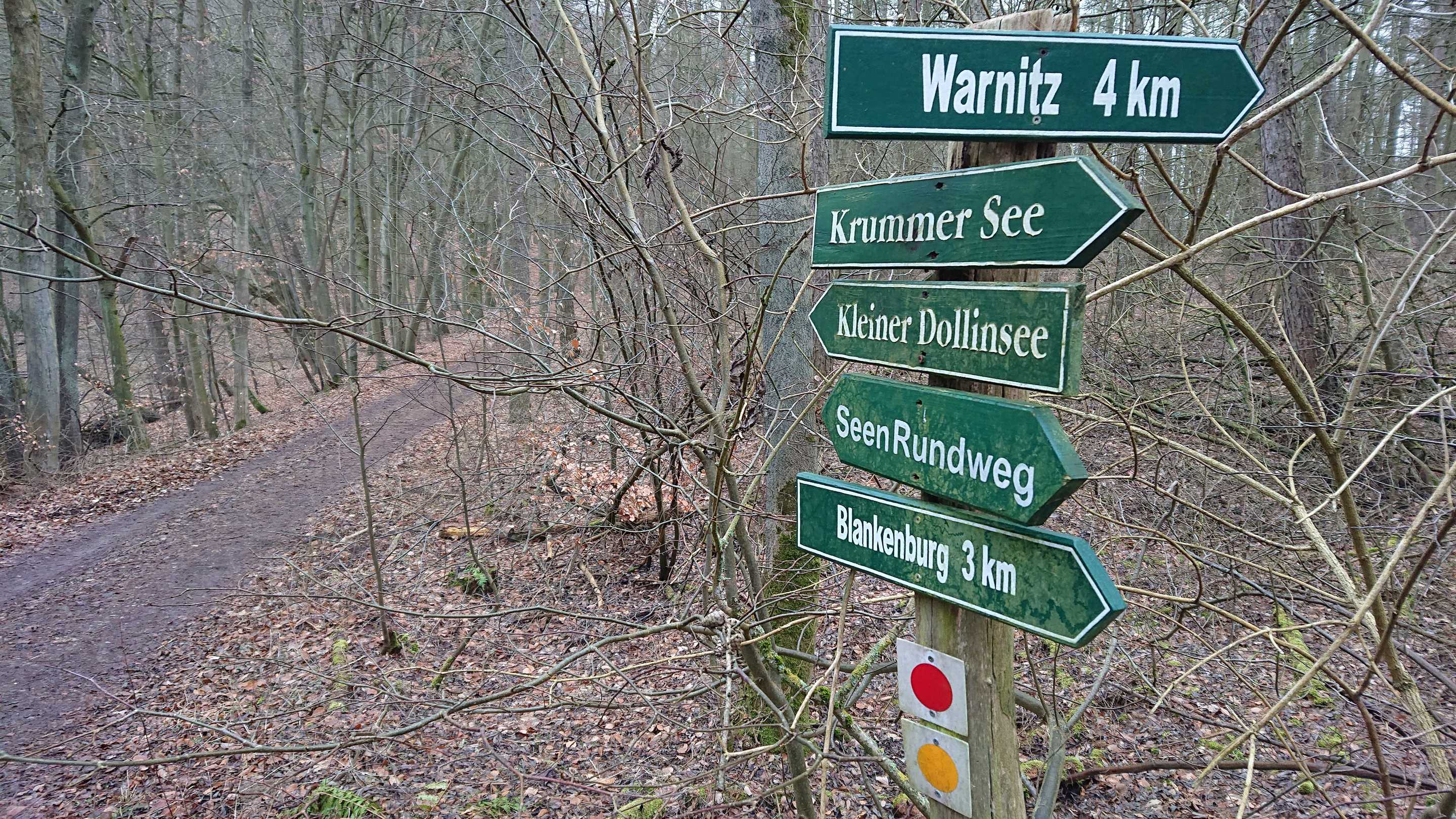 Wegweiser Wanderwege, Foto: Thomas Habben